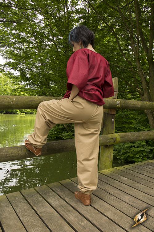 Sand-colored peasant trousers M 3