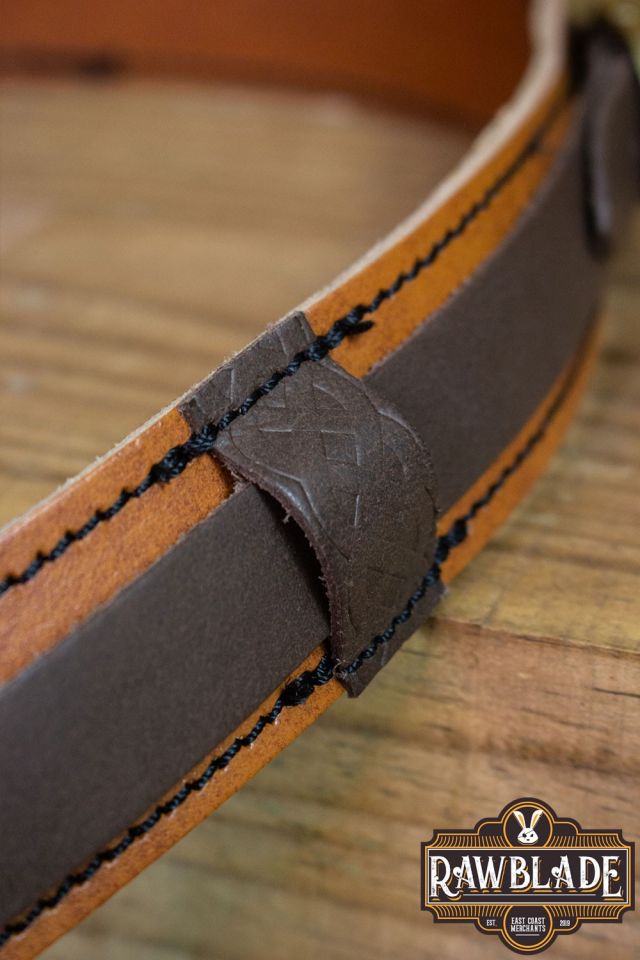 Leather belt Jenan brown 3