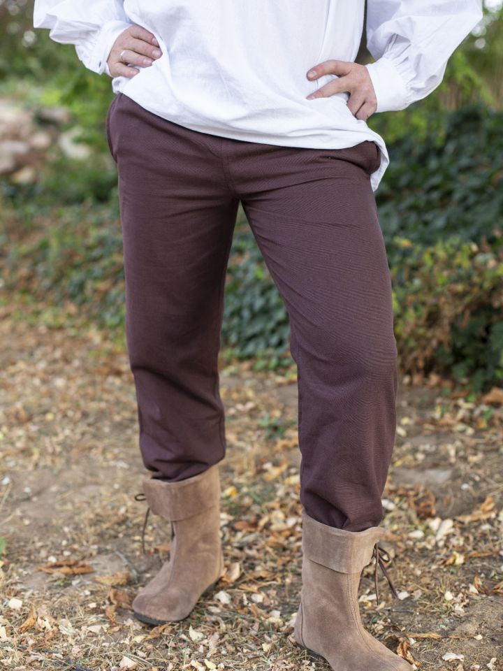 Medieval trousers with brown drawstring XXXL 3