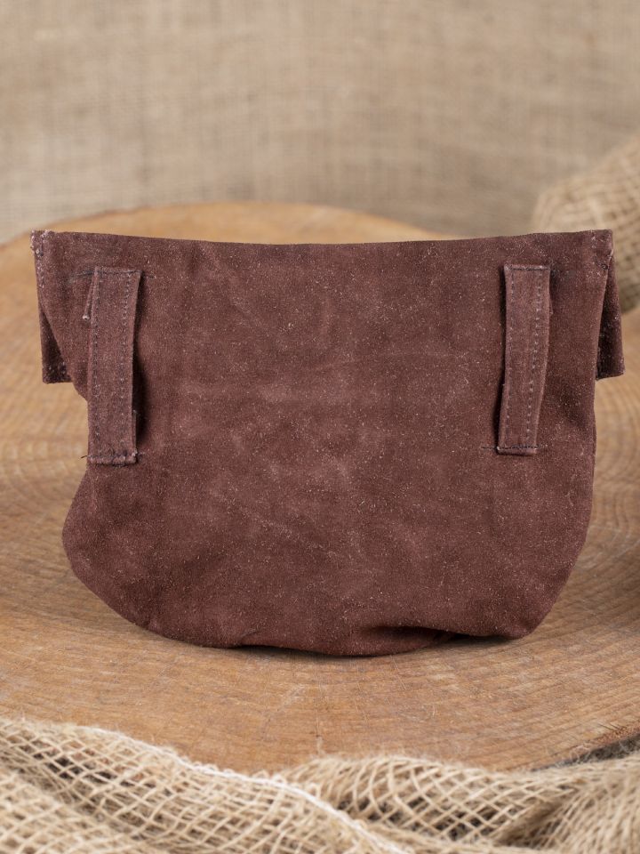 Belt pouch with dragon head brown 3