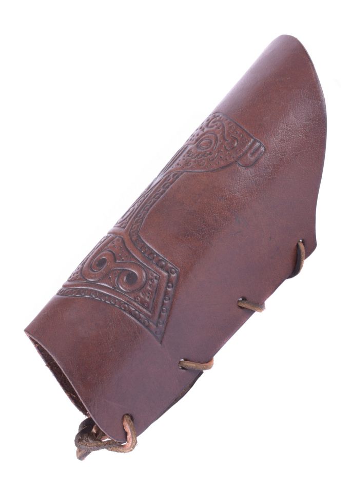 Arm cuff embossed with Thorshammer brown 3