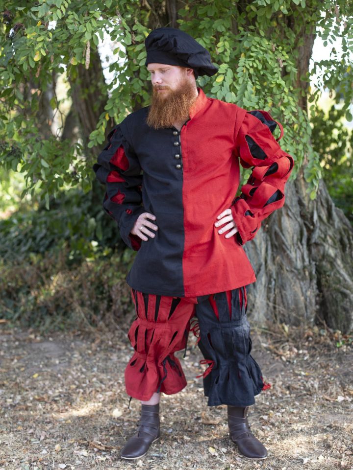 Landsknecht doublet black-red 3