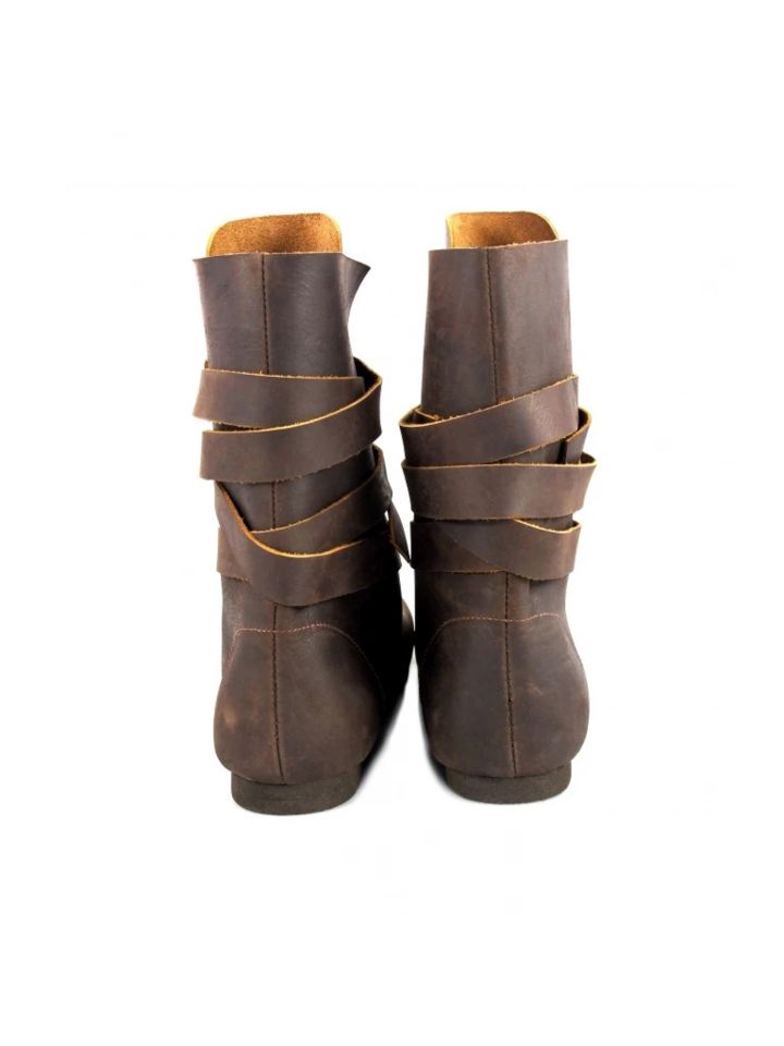 Viking boots with brown rubber sole 3