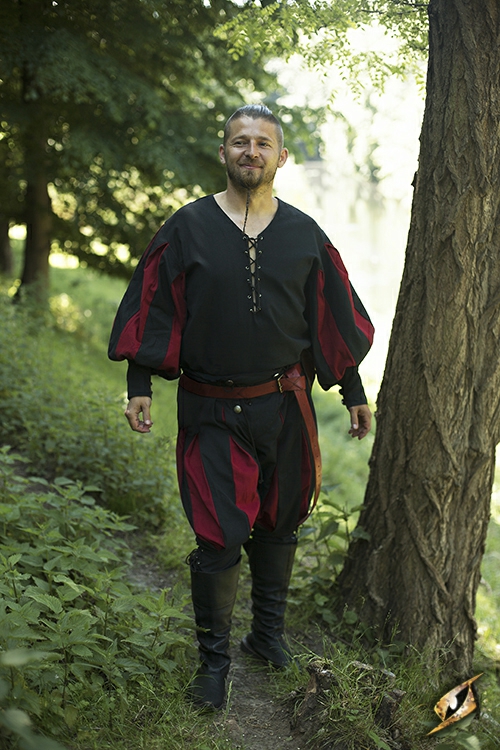 Shirt Landsknecht black-red S 3