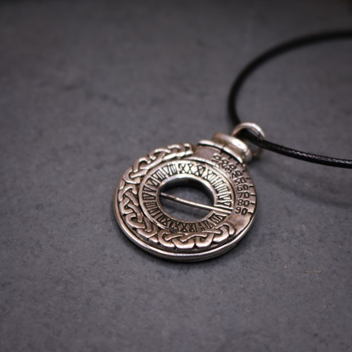 Equatorial sphere - Celtic in sterling silver 3