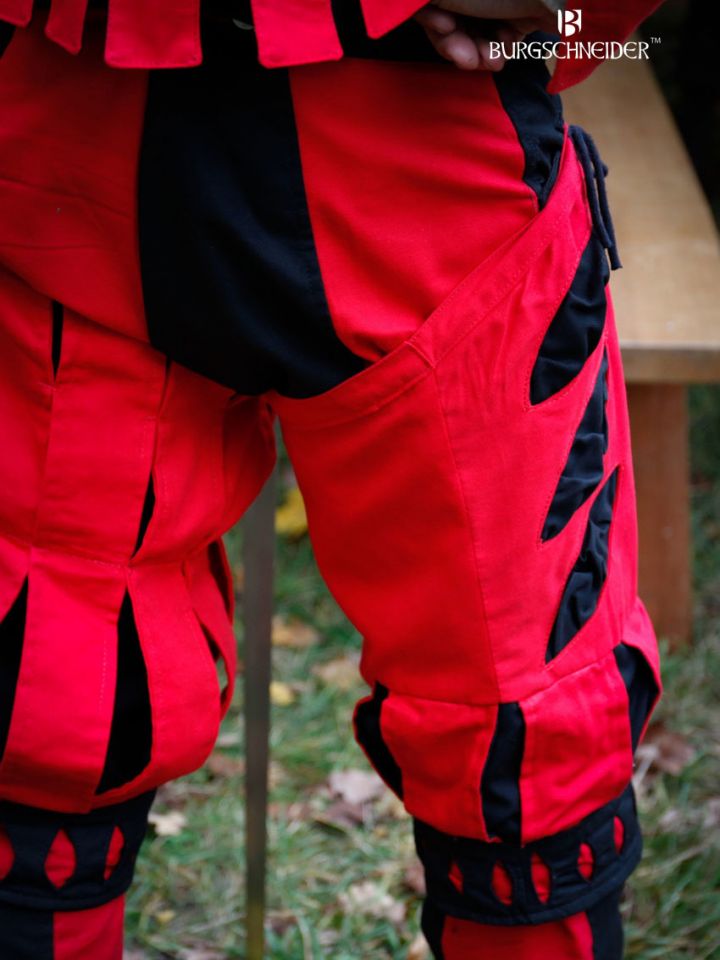 Imperialis leg warmers cut red-black L/XL - single 3