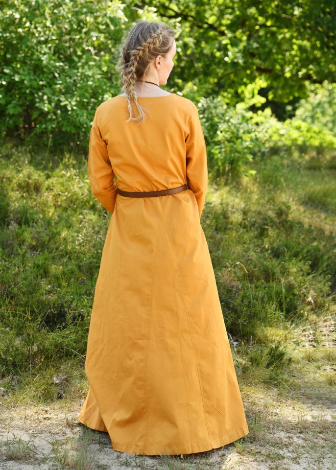 Lightweight medieval dress Milla mustard yellow XXL 3