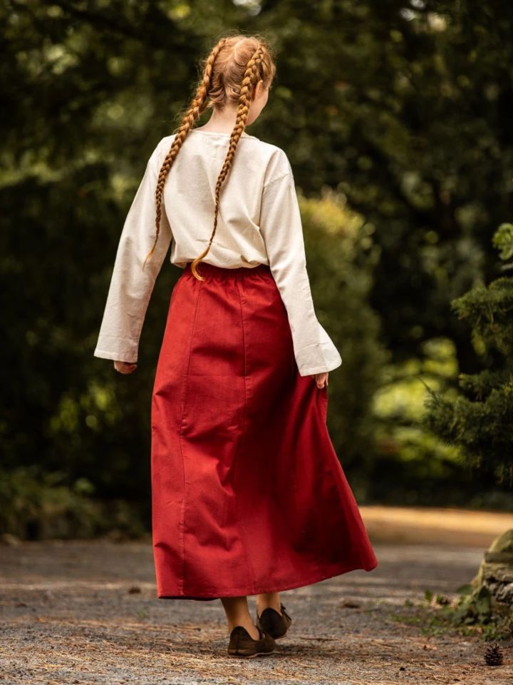 Skirt for the Middle Ages red L/XL 3