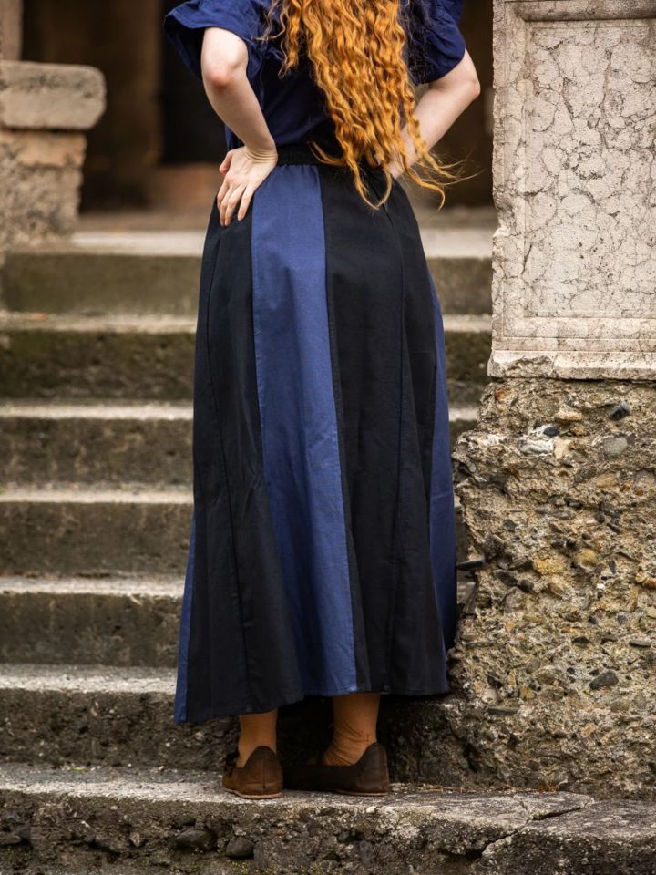 Skirt for the Middle Ages black-blue L/XL 3