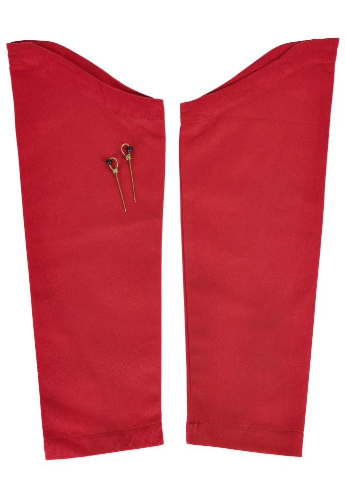 Cuff sleeves red 3