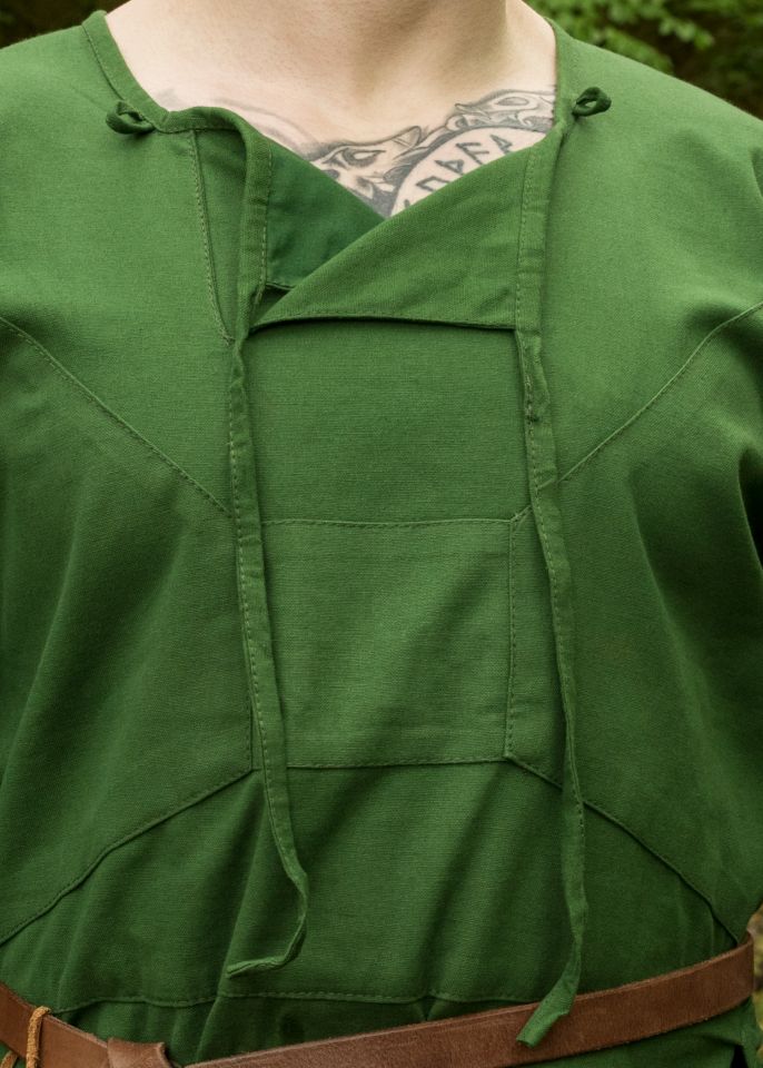 Viking tunic Viborg reconstruction green 3