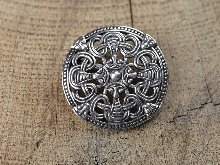 Disc brooch - silver or bronze 3