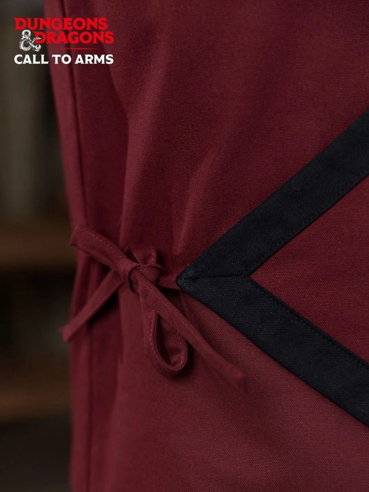 D&D Monk vest bordeaux-black 4