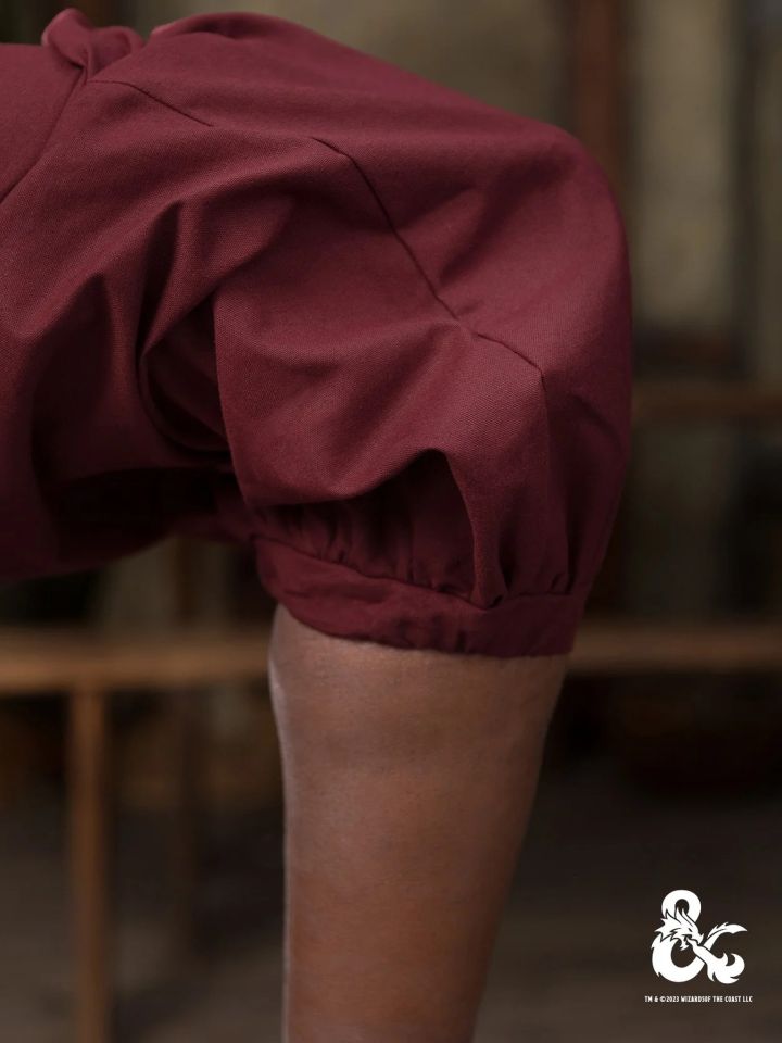 D&D monk pants bordeaux 4