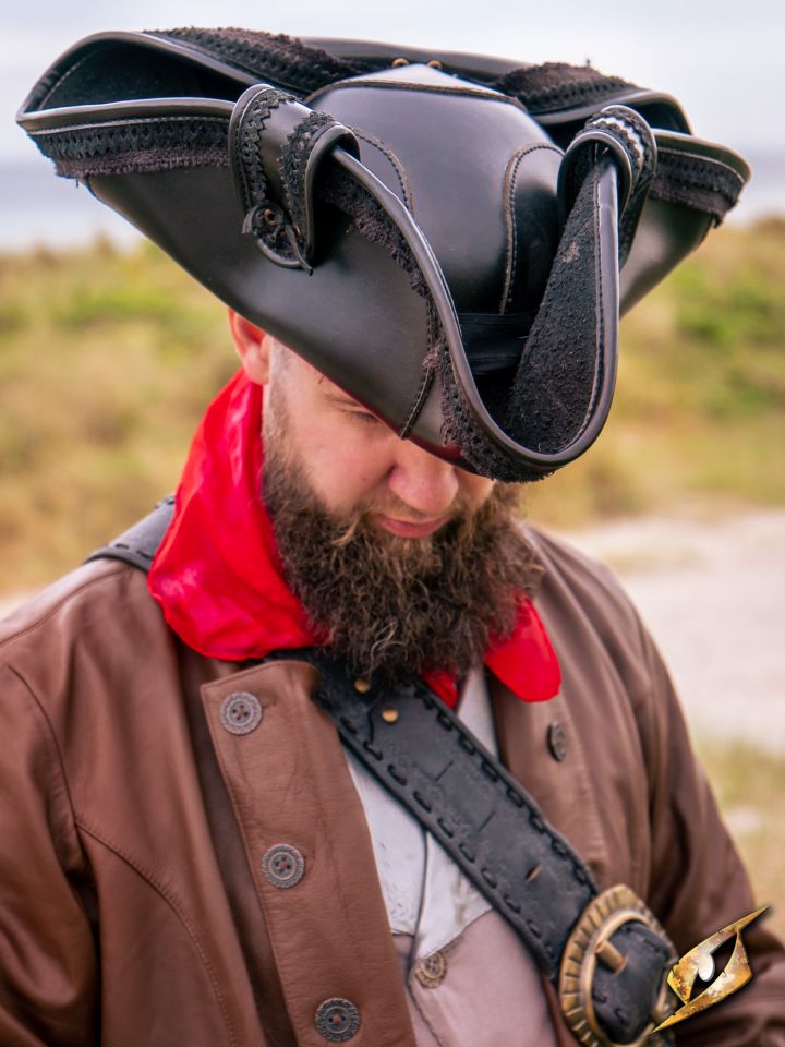 Tricorn hat black 4