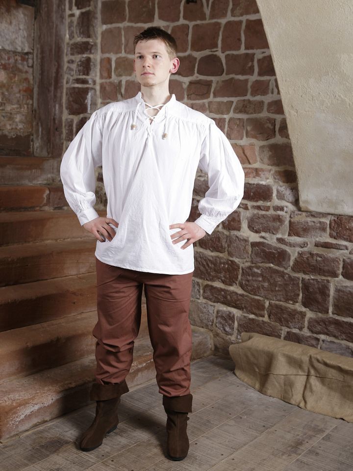 Medieval trousers tobacco colored 4