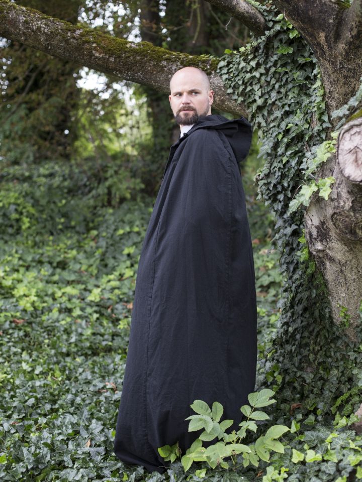 Black cotton cape 4