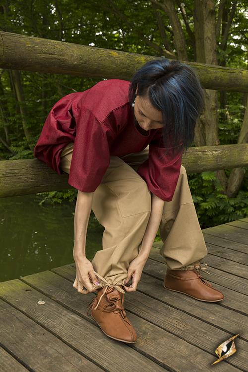 Sand-colored peasant trousers M 4