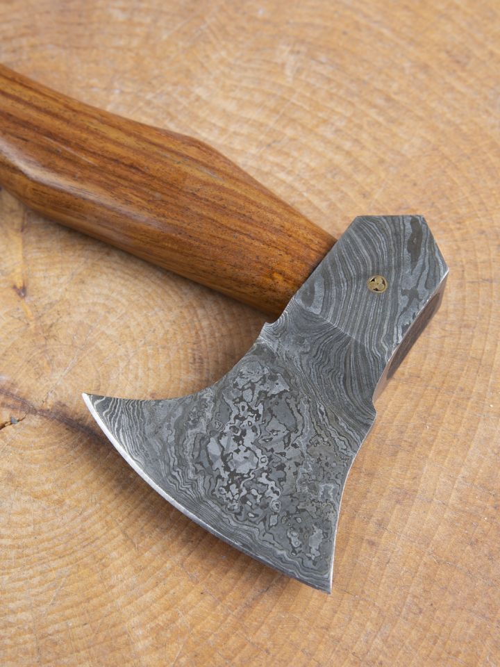 Axe with damascus blade 4