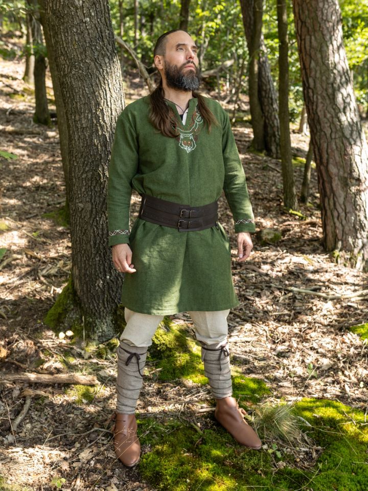 Viking tunic Fenrir green 4