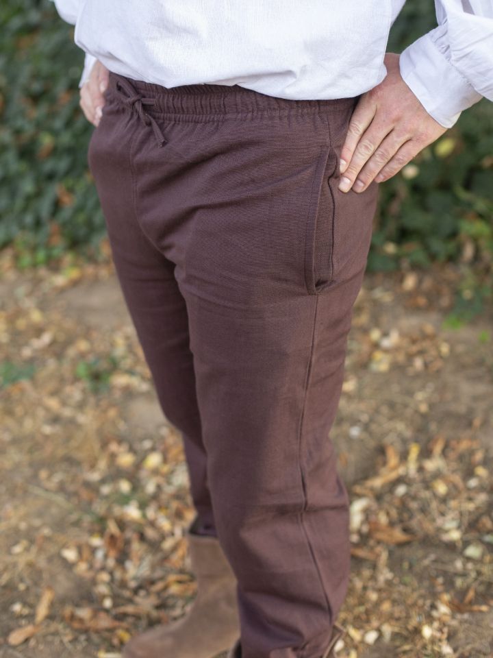 Medieval trousers with brown drawstring XXXL 4