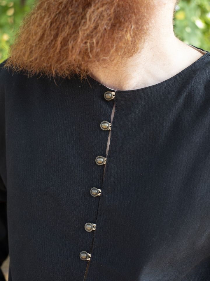 Tunic with button placket black 4