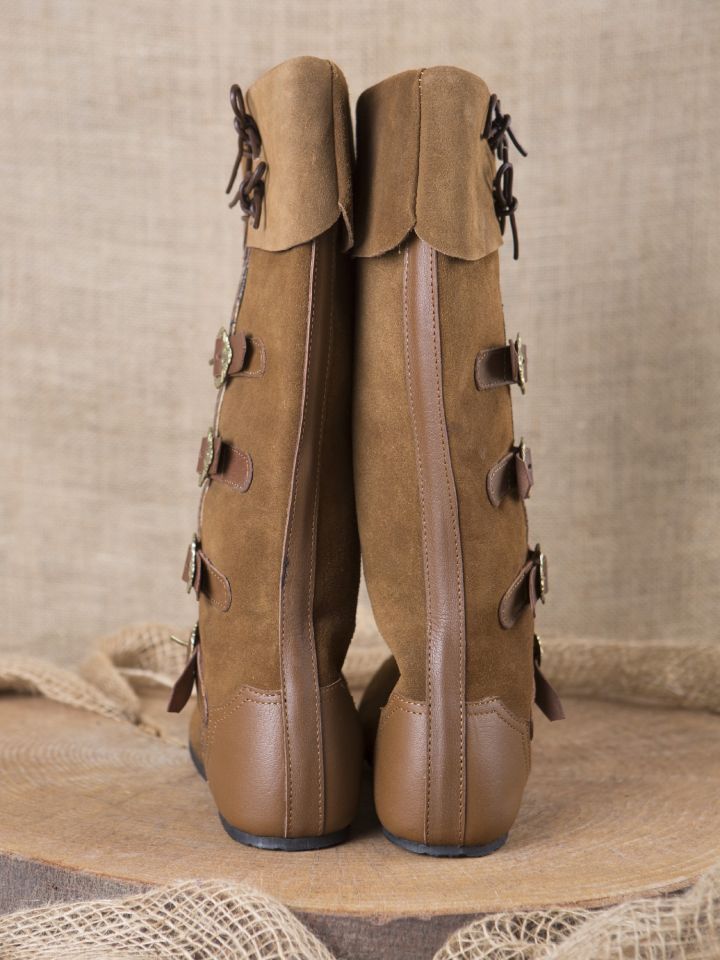 Medieval boots Sewolt brown 4