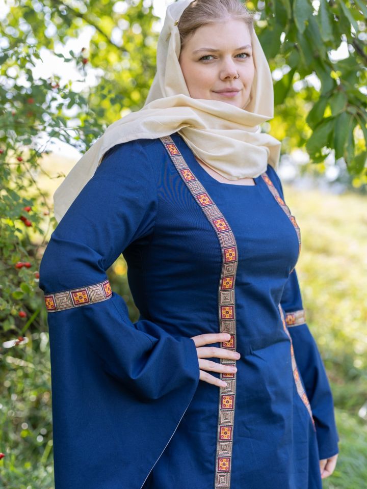 Medieval dress Rahel in blue XL 4