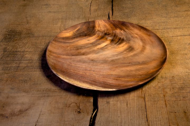 Wooden plate set 4 pieces 4