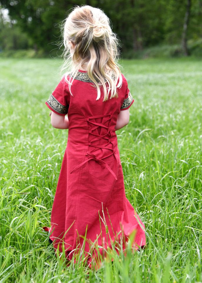 Children's dress Eleanor red 4