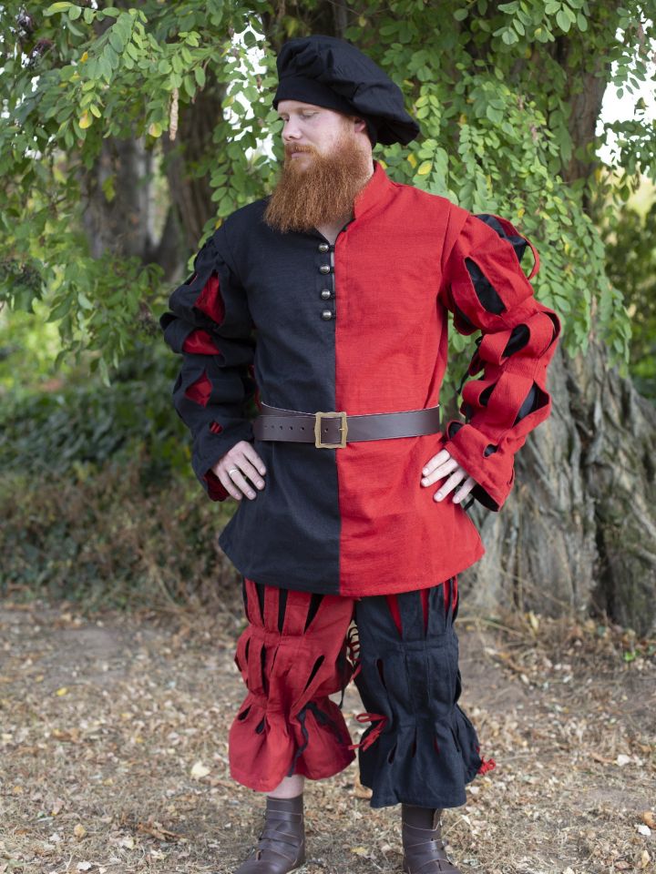 Landsknecht doublet black-red 4