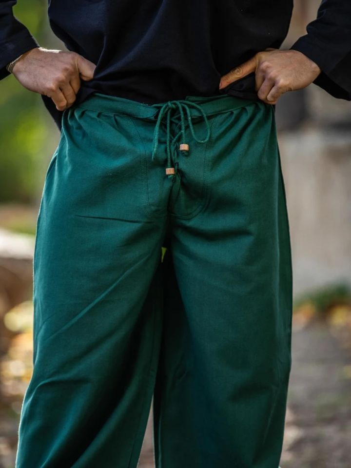 Waistband trousers fir green L 4