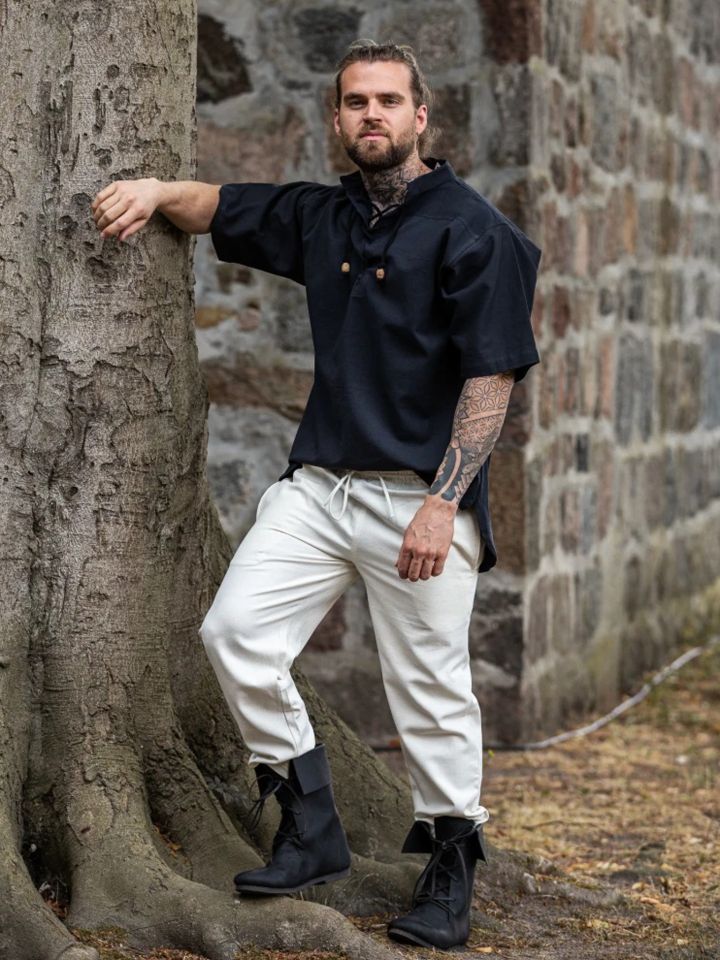 Medieval trousers natural color M 4