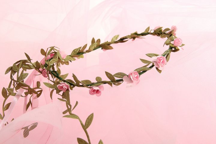 Floral wreath pink 4