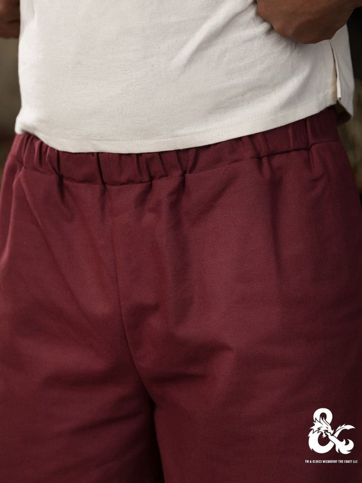 D&D monk pants bordeaux 5