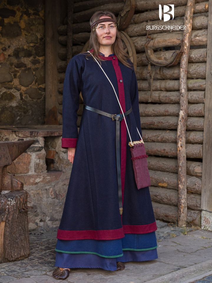 Rus coat Kseniya blue/red 5