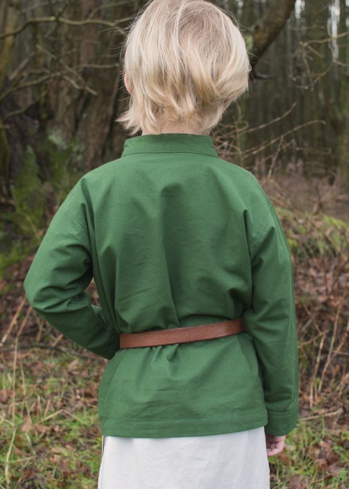 Children's medieval shirt green 128 5