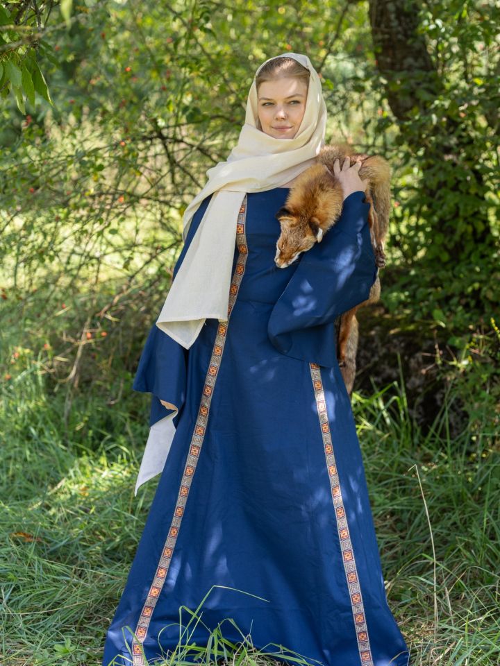 Medieval dress Rahel in blue XL 5