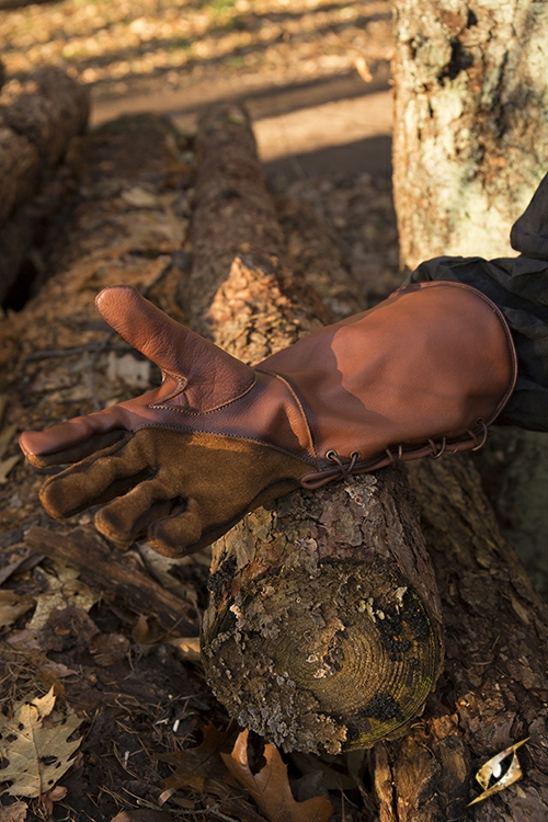 Falconer gloves brown L 5