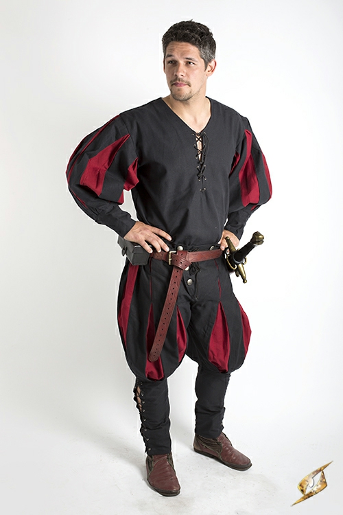 Shirt Landsknecht black-red S 5