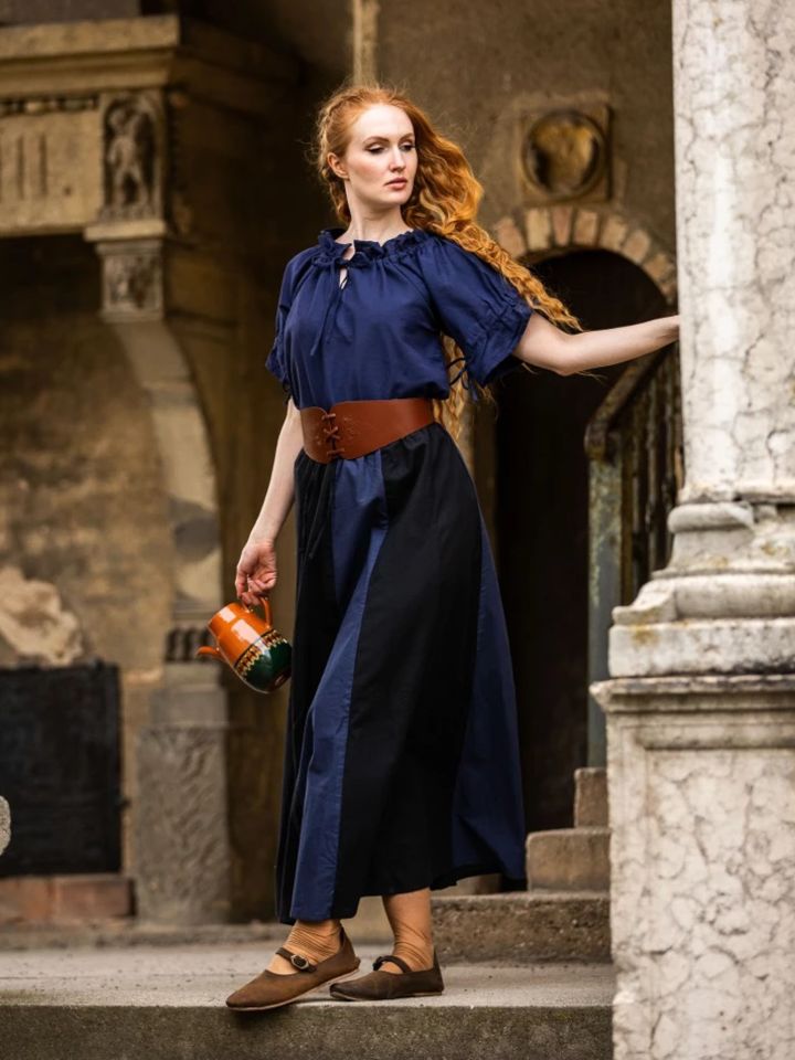 Skirt for the Middle Ages black-blue L/XL 5