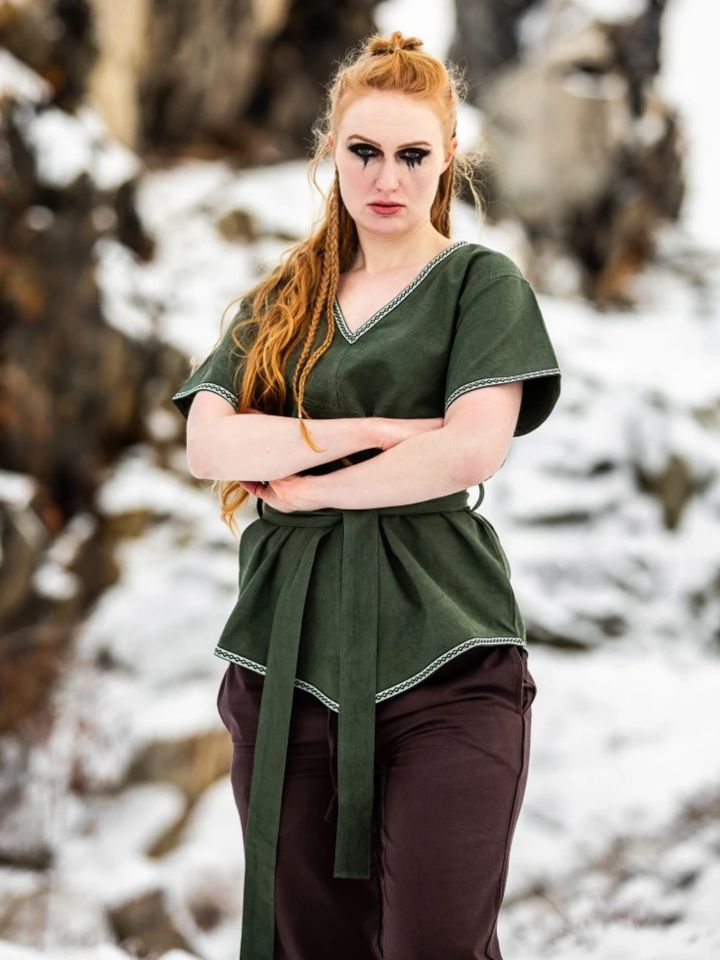 Viking tunic Matilda green M 5