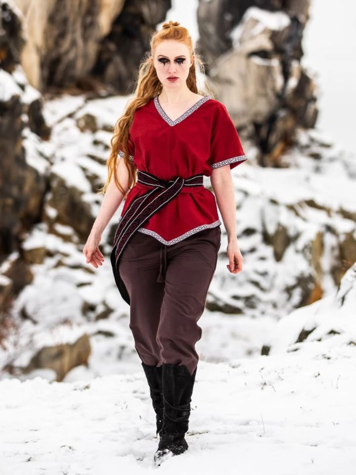 Viking tunic Matilda red M 5