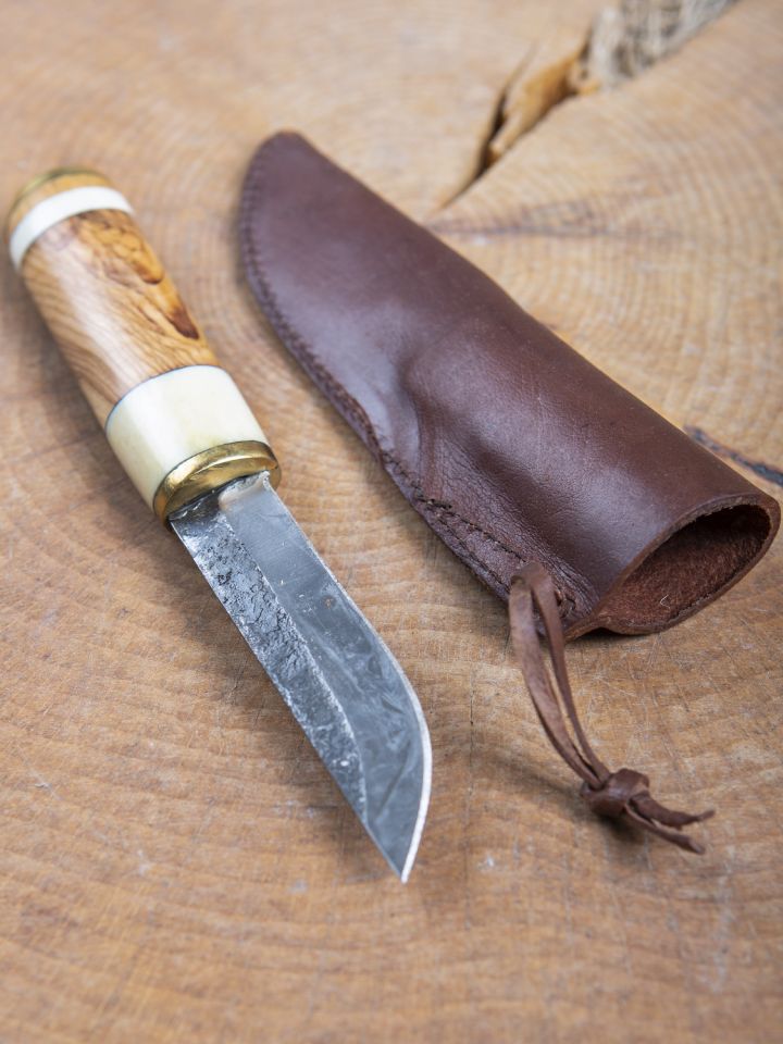 Landsknecht knife with leather sheath 6