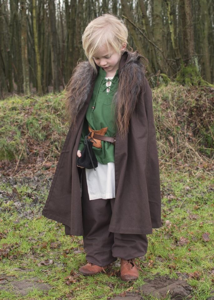 Children's medieval shirt green 128 6