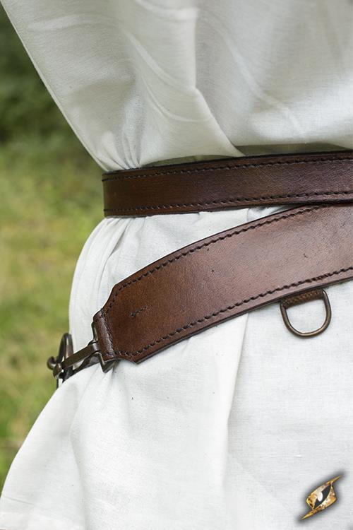 Sword belt for LARP swords brown 7