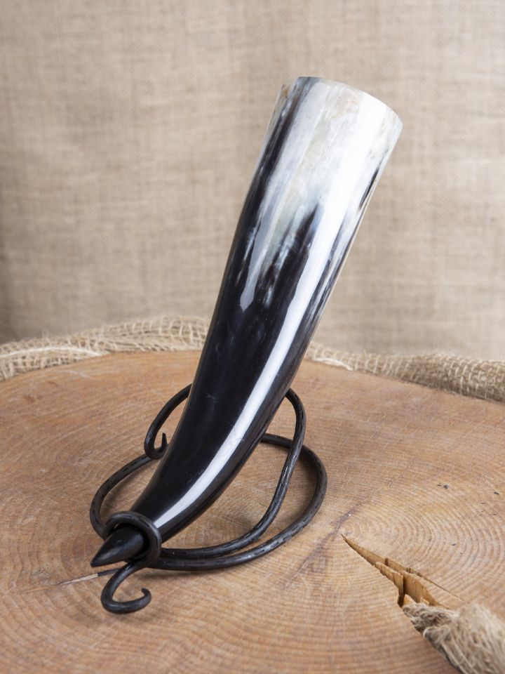 forged drinking horn stand large 7