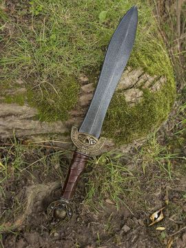 Celtic leaf sword for LARP - 60 cm