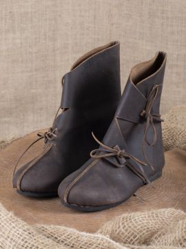 Viking boots Haithabu dark brown