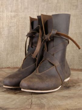 Viking boots with brown leather sole